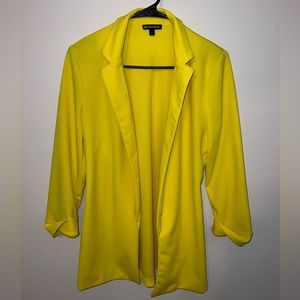 Yellow blazer